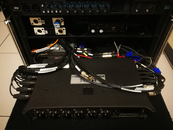 One of two REMI audio support systems