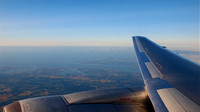 Wingview over England